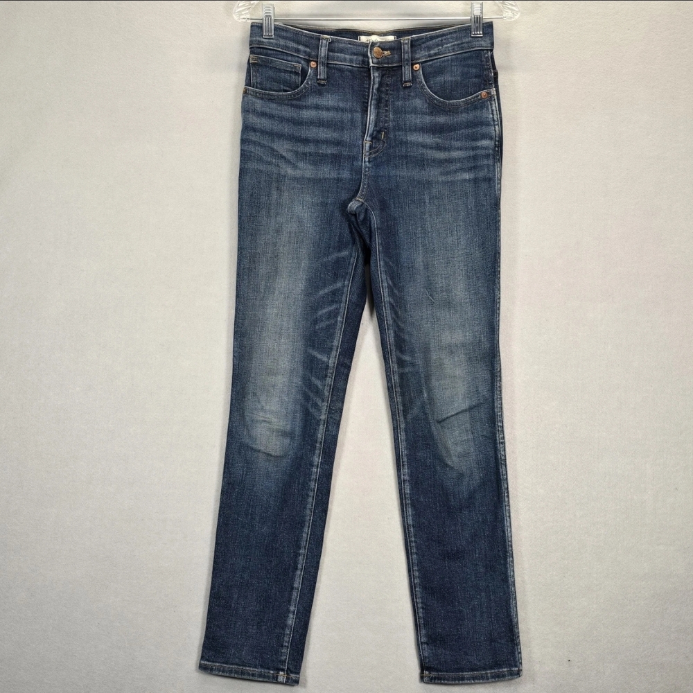 Madewell Slim Straight Jeans Womens Size 26 Mid Rise